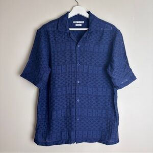 Men’s Zara Summer Shirt - Blue - Small